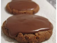 Photo de la Recette: Biscuits au Beurre D'arachide Glacés au Chocolat