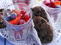 Photo de la Recette: Biscuits au Chocolat et Fruits Rouges