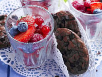 Photo de la Recette: Biscuits au Chocolat et Fruits Rouges