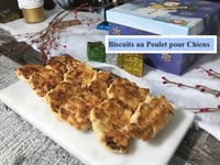 Photo de la Recette: Biscuits au Poulet pour Chien (pour Noël)