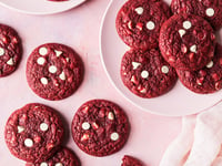 Photo de la Recette: Biscuits Red Velvet et Pépites de Chocolat Blanc