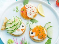 Photo de la Recette: Blinis de Pâques façon Poisson