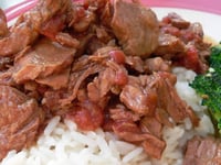 Photo de la Recette: Boeuf aux Poivrons à la Mijoteuse