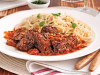 Photo de la Recette: Boeuf Braisé au Vin Rouge et à L’érable