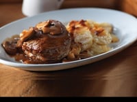 Photo de la Recette: BŒUF CHASSEUR AVEC POMMES DE TERRE DAUPHINOISES