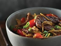 Photo de la Recette: BŒUF TERIYAKI LO MEIN