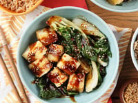 Photo de la Recette: Bol de Tofu Croustillant et de Pak-choïs