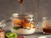 Photo de la Recette: Bol Déjeuner à la Ricotta et Miel aux Épices