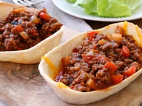 Photo de la Recette: Bols de Tortilla Sloppy Joe Faciles