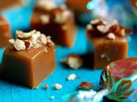 Photo de la Recette: Bonbons Durs au Caramel au Beurre Salé et au Lait