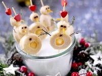 Photo de la Recette: Bonhomme de Neige en Boudin