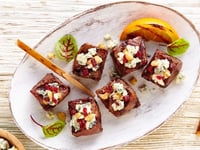 Photo de la Recette: Bouchées au Bœuf et au Fromage Bleu
