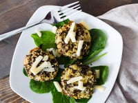 Photo de la Recette: Bouchées de Quinoa aux Champignons