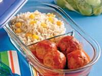 Photo de la Recette: Boulettes à la Dinde et au Fromage