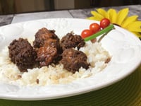 Photo de la Recette: Boulettes Boeuf Haché Farcies de Fromage à la Mijoteuse