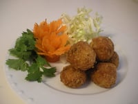Photo de la Recette: Boulettes de Crevettes de Porc et de Crabe