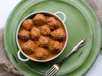 Photo de la Recette: BOULETTES DE DINDON DANS UNE SAUCE ONCTUEUSE ET ÉPICÉE