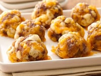 Photo de la Recette: Boulettes de Fromage au Croissant de Saucisse