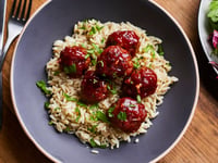 Photo de la Recette: BOULETTES DE PORC CARAMÉLISÉES