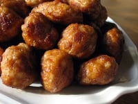 Photo de la Recette: BOULETTES DE PORC SAUCE AIGRE-DOUCE