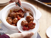 Photo de la Recette: Boulettes de Viande aux Canneberges à la Mijoteuse