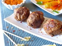 Photo de la Recette: Boulettes de Viande aux Épices, Quinoa Croquant