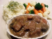 Photo de la Recette: BOURGUIGNON DE CHEVREUIL OU D'ORIGNAL