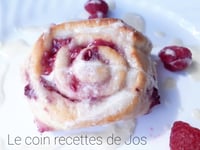 Photo de la Recette: Brioches aux Framboises et à L'érable