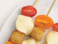 Photo de la Recette: Brochettes aux Mini Bocconcini