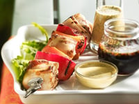 Photo de la Recette: BROCHETTES DE POULET EN FOLIE
