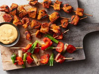Photo de la Recette: Brochettes de Poulet Grillé Style Fajitas