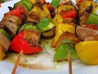 Photo de la Recette: Brochettes de Tofu Mariné