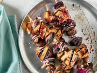 Photo de la Recette: Brochettes de Tofu Tamari, Sésame et Orange