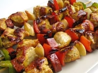 Photo de la Recette: Brochettes de Viande au Miel