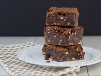 Photo de la Recette: Brownie aux Bretzels et au Caramel