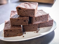 Photo de la Recette: Brownies à la Compote de Pommes