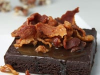 Photo de la Recette: Brownies au Bacon et Sirop D’érable