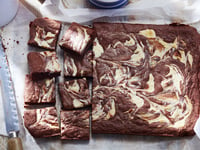 Photo de la Recette: Brownies au Chocolat Marbrés de Fromage à la Crème