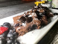Photo de la Recette: Brownies Brisures de Chocolat et Petits Fruits
