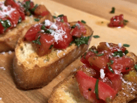 Photo de la Recette: Bruschetta Italienne aux Tomates sur Croutons à l'ail Maison