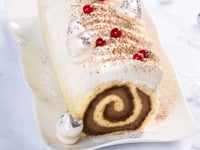 Photo de la Recette: Bûche à la Mousse au Chocolat Facile