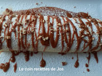 Photo de la Recette: BÛCHE À SAVEUR DE TARTE AUX PACANES