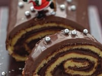 Photo de la Recette: Bûche de Noël au Nutella Facile