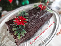 Photo de la Recette: Bûche de Noël Blanche au Chocolat (Joyeux Noël!!)