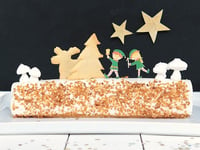 Photo de la Recette: Bûche de Noël Vanille & Caramel au Beurre Salé