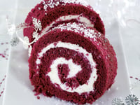 Photo de la Recette: Bûche Red Velvet au Mascarpone