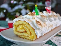 Photo de la Recette: Bûche de Noël Citron Meringuée