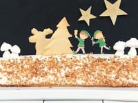 Photo de la Recette: Bûche de Noël Vanille & Caramel au Beurre Salé