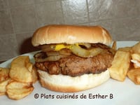 Photo de la Recette: Burger de Porc Haché Façon Côtes Levées Sucrées