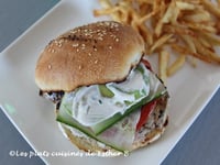 Photo de la Recette: Burger de Poulet à la Grecque